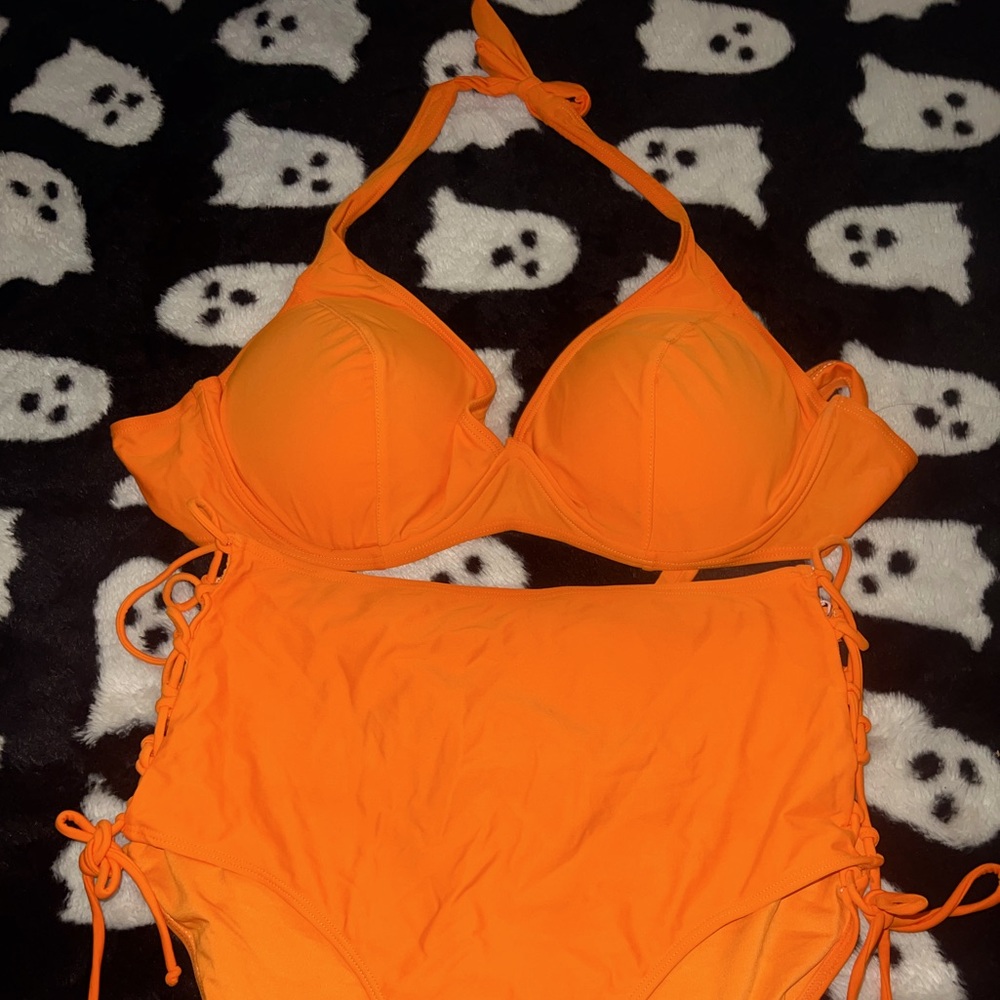 Cupshe Orange Bikini Set
